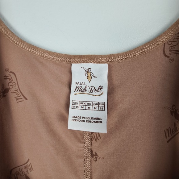 Fajas Melibelt 2016 Post Surgery Body Suit‎ Size M Cocoa Girdle Lycra Shapewear - Picture 4 of 14